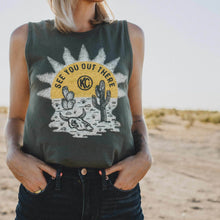 Load image into Gallery viewer, KC HiLiTES 70678 KC Women's Desert Nomad Tank Top - Green - Small