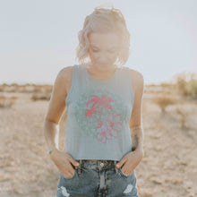 Load image into Gallery viewer, KC HiLiTES 70685 KC Women's Island Dreams Crop Tank - Stonewash Denim - Large