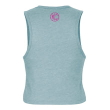 Load image into Gallery viewer, KC HiLiTES 70686 KC Women's Island Dreams Crop Tank - Stonewash Denim - X-Large