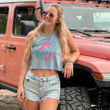 Load image into Gallery viewer, KC HiLiTES 70686 KC Women's Island Dreams Crop Tank - Stonewash Denim - X-Large