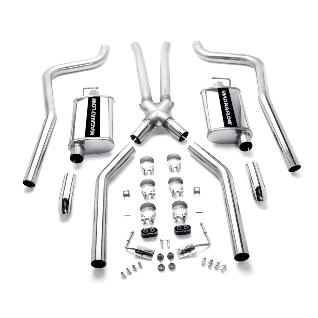 7072-ChallengerBarracuda-Street-Series-Crossmemberback-Exhaust-System