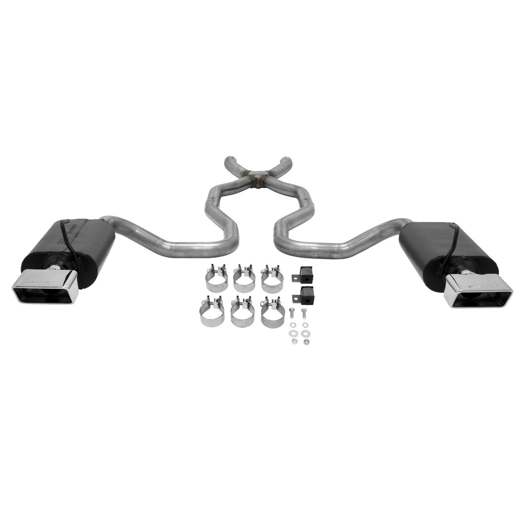 7073-Corvette-350-Small-Block-X-Memberback-50-Series-Delta-Flow-Mufflers