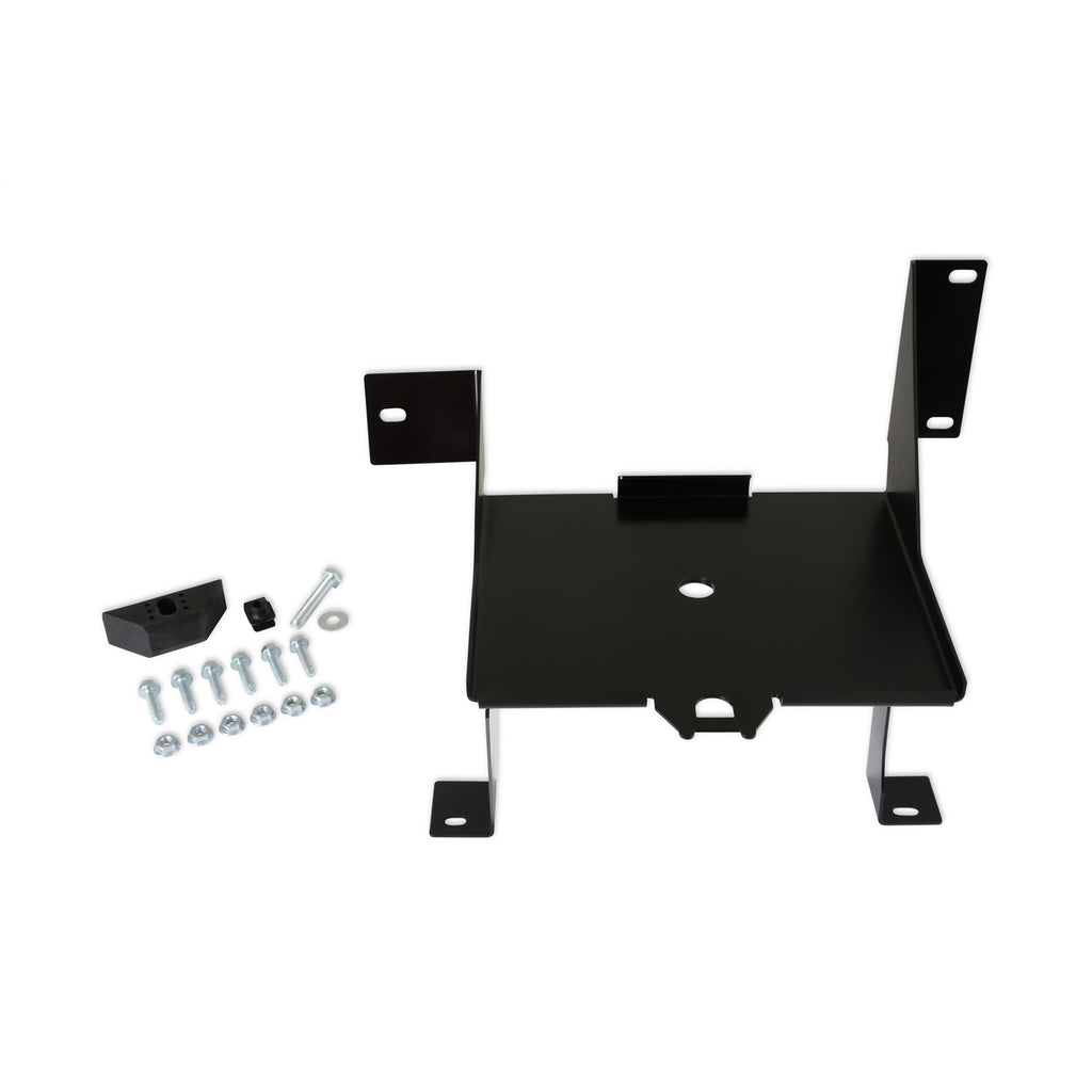 7074-Challenger-Barracuda-Blackheart-Battery-Relocation-Tray-Black-Steel
