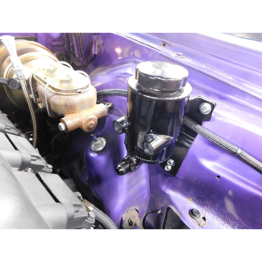 7074-ChallengerBarracuda-Blackheart-Power-Steering-Remote-Reservoir-Bracket