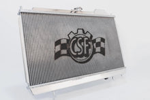 Load image into Gallery viewer, CSF Cooling - Racing &amp; High Performance Division 7075 Mitsubishi Evo 7/8/9 Full Size Slim All-Aluminum Radiator w/ 12in SPAL Fan for Select Mitsubishi Lancer
