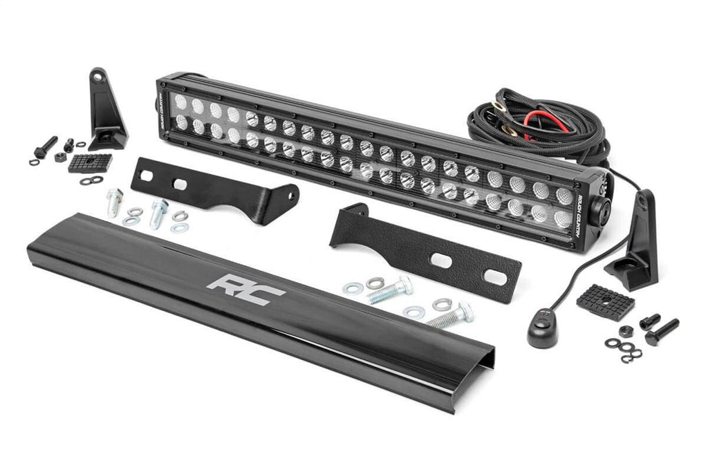 Rough Country 70773 Hidden Bumper Black Series LED Light Bar Kit for Select Jeep Grand Cherokee