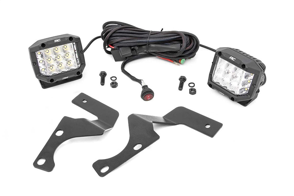 Rough Country 70793 Windshield Ditch Kit for Select Toyota 4Runner
