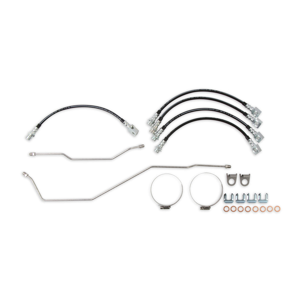7081-CamaroFirebird-Rekudo-Jl8-Front--Rear-Disc-Brake-Hoses--Hardlines