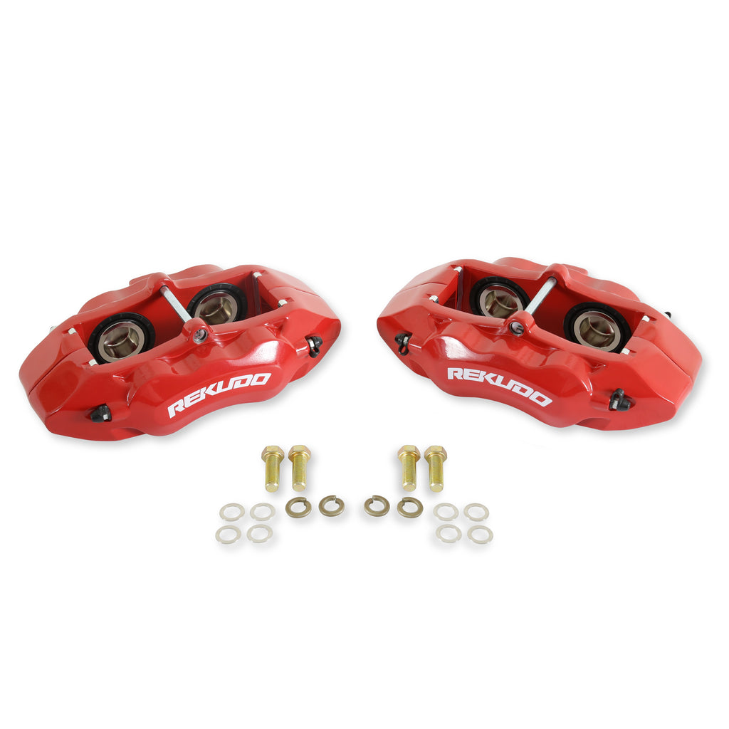 7081-CamaroFirebird-Rekudo-Jl8-Front-Calipers-Forged-Aluminum-Red-2-Pair