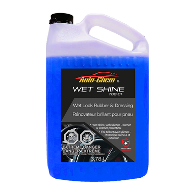 Auto-Chem 708-01 Wet Shine Wet Look Rubber Dressing - 3.78L