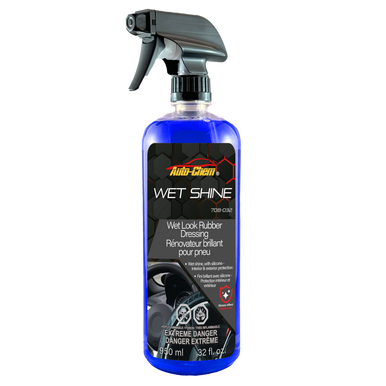 Auto-Chem 708-032 Wet Shine Wet Look Rubber Dressing - 950mL