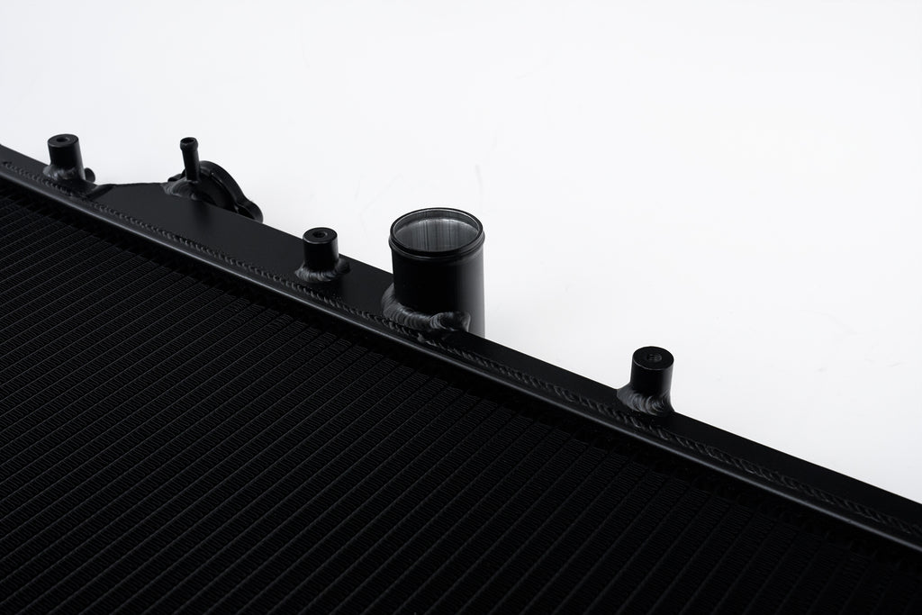 CSF Cooling - Racing & High Performance Division 7094B 08-14 Subaru WRX / STI / 15-21 WRX 1-Row 31mm High-Performance Radiator - Black for Select Subaru Crosstrek, Subaru Forester, Subaru Impreza, Subaru Legacy, Subaru Outback, Subaru WRX, Subaru WRX STI