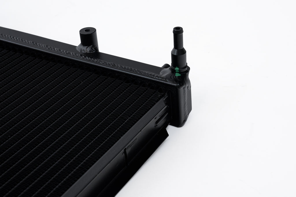 CSF Cooling - Racing & High Performance Division 7094B 08-14 Subaru WRX / STI / 15-21 WRX 1-Row 31mm High-Performance Radiator - Black for Select Subaru Crosstrek, Subaru Forester, Subaru Impreza, Subaru Legacy, Subaru Outback, Subaru WRX, Subaru WRX STI