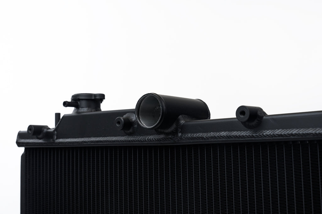 CSF Cooling - Racing & High Performance Division 7095B 08-14 Subaru WRX / STI / 15-21 Subaru WRX 2-Row 42mm Race-Spec Radiator - Black for Select Subaru Crosstrek, Subaru Forester, Subaru Impreza, Subaru Legacy, Subaru Outback, Subaru WRX, Subaru WRX STI