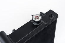 Load image into Gallery viewer, CSF Cooling - Racing &amp; High Performance Division 7095B 08-14 Subaru WRX / STI / 15-21 Subaru WRX 2-Row 42mm Race-Spec Radiator - Black for Select Subaru Crosstrek, Subaru Forester, Subaru Impreza, Subaru Legacy, Subaru Outback, Subaru WRX, Subaru WRX STI