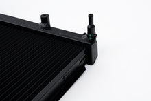 Load image into Gallery viewer, CSF Cooling - Racing &amp; High Performance Division 7095B 08-14 Subaru WRX / STI / 15-21 Subaru WRX 2-Row 42mm Race-Spec Radiator - Black for Select Subaru Crosstrek, Subaru Forester, Subaru Impreza, Subaru Legacy, Subaru Outback, Subaru WRX, Subaru WRX STI
