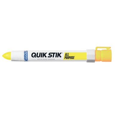 Markal Markers 61041 Quik Stik® All Purpose Solid Paint Marker, Fluorescent Yellow