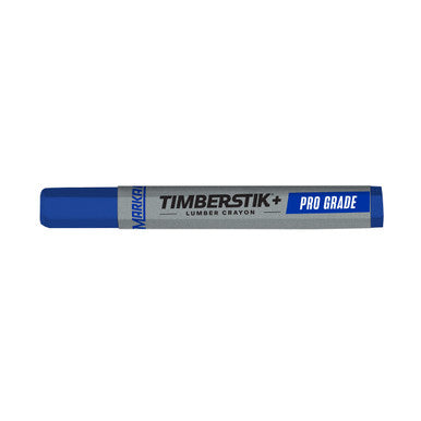 Markal Markers 80385 Timberstik®+ Pro Grade Lumber Crayon, Blue