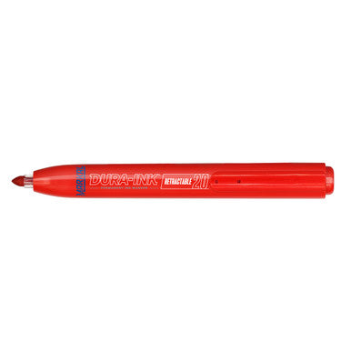 Markal Markers 96576 Dura-Ink® Retractable Ink Marker, Red