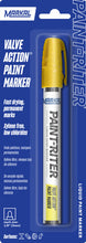 Load image into Gallery viewer, Markal Markers 96801 Paint-Riter® Valve Action Liquid Paint Marker, Yellow