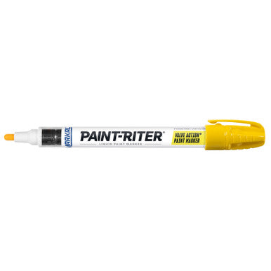 Markal Markers 96821 Paint-Riter® Valve Action® Liquid Paint Marker, Yellow