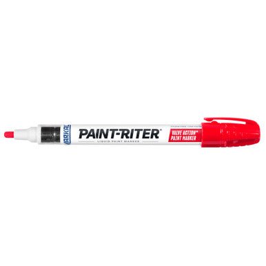 Markal Markers 96822 Paint-Riter® Valve Action® Liquid Paint Marker, Red