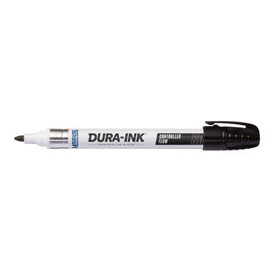 Markal Markers 96923 Dura-Ink® Controlled Flow Permanent Ink Marker, Black