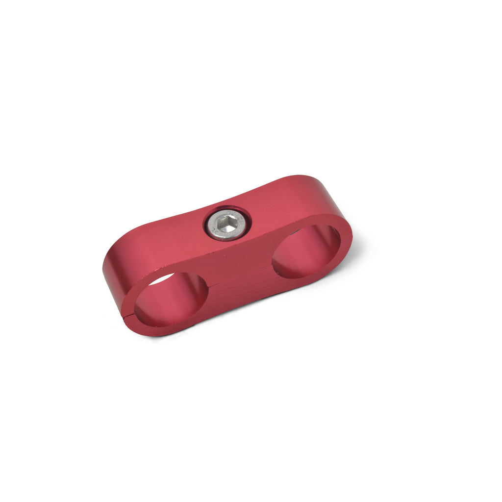 Hose-Separator-For-6-Braided-Red-Anodize