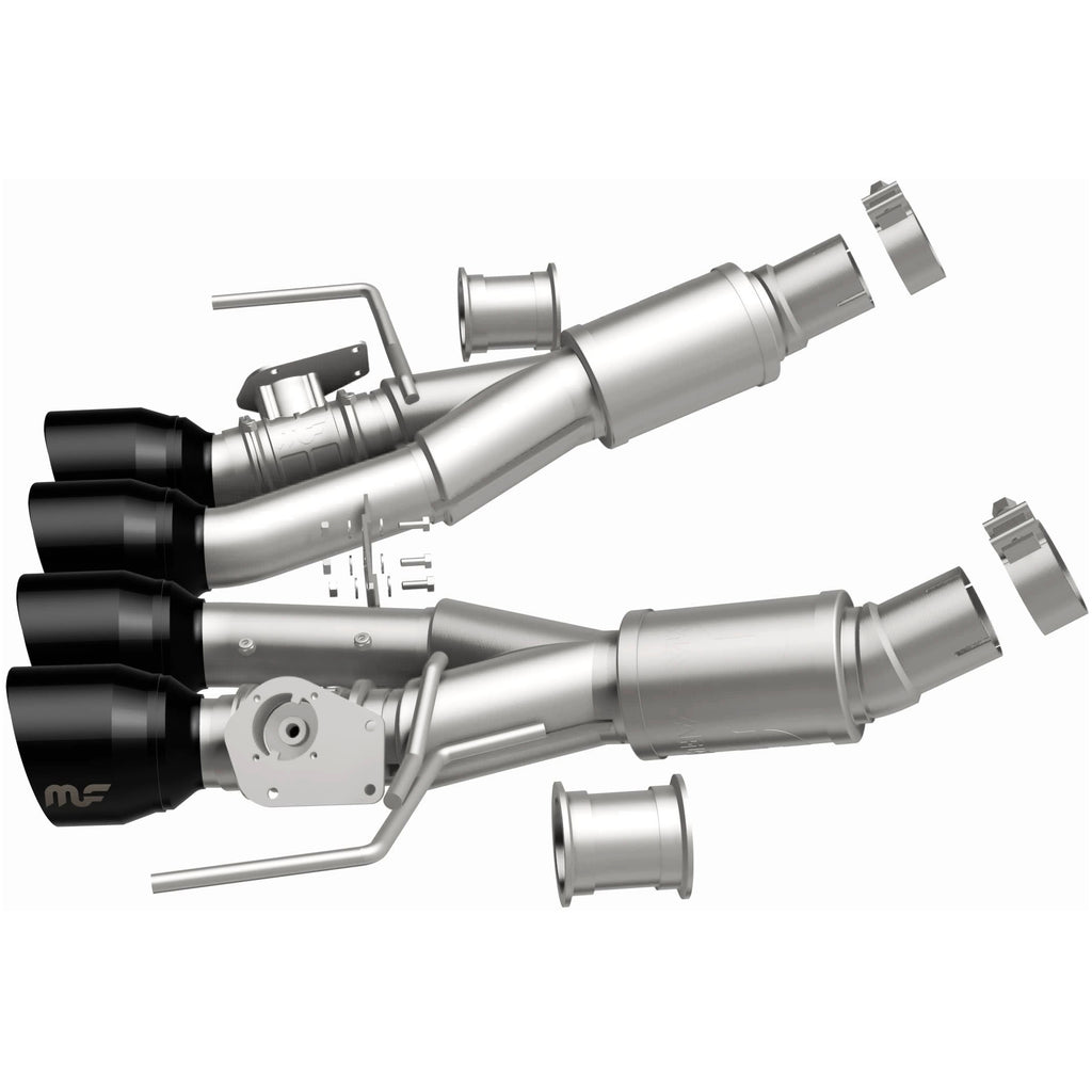 MagnaFlow Exhaust Products 19581 NEO Series Black Chrome Tips Axle Back System for Select Chevrolet Corvette
