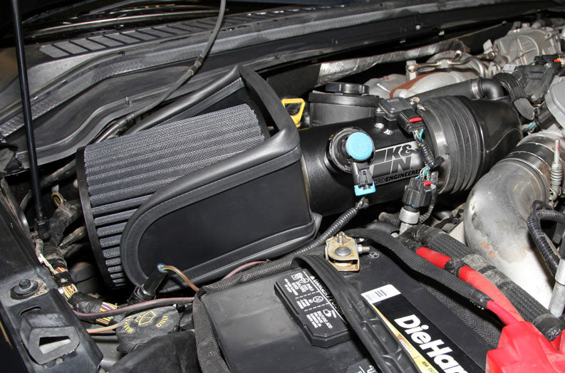 K&N 71-2576 Performance Air Intake System for Select Ford F-250 Super Duty, Ford F-350 Super Duty, Ford F-450 Super Duty, Ford F-550 Super Duty