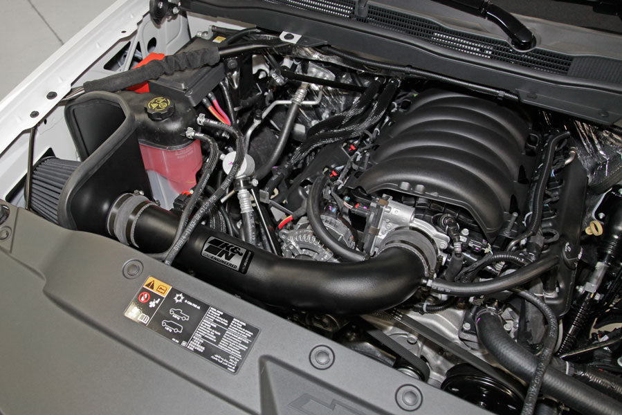 K&N 71-3082 Performance Air Intake System for Select Cadillac Escalade, Cadillac Escalade ESV, Chevrolet Silverado 1500, Chevrolet Silverado LD, Chevrolet Suburban, Chevrolet Tahoe, GMC Sierra, GMC Sierra 1500, GMC Sierra Limited, GMC Yukon, GMC Yukon XL