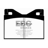 EBC DP3126C Redstuff Ceramic Low Dust Brake Pads