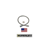 Superlift 91336 Bulletproof Brake Hose - Rear - 73-87 GM PU 73-91 Blzr/Jmy/Sub w/ 8-12