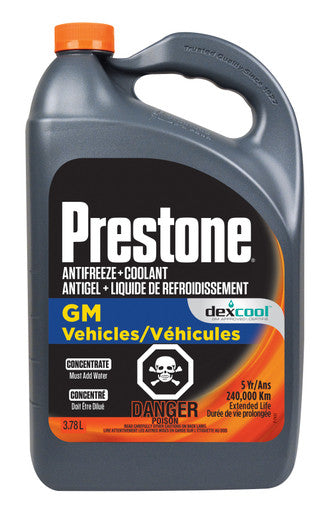 Prestone 71118 DEX-COOL Antifreeze+Coolant, Extended Life - 1 Gal - Concentrate
