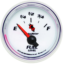 Load image into Gallery viewer, AutoMeter 7116 GAUGE, FUEL LEVEL, 2 1/16", 240OE TO 33OF, ELEC, C2