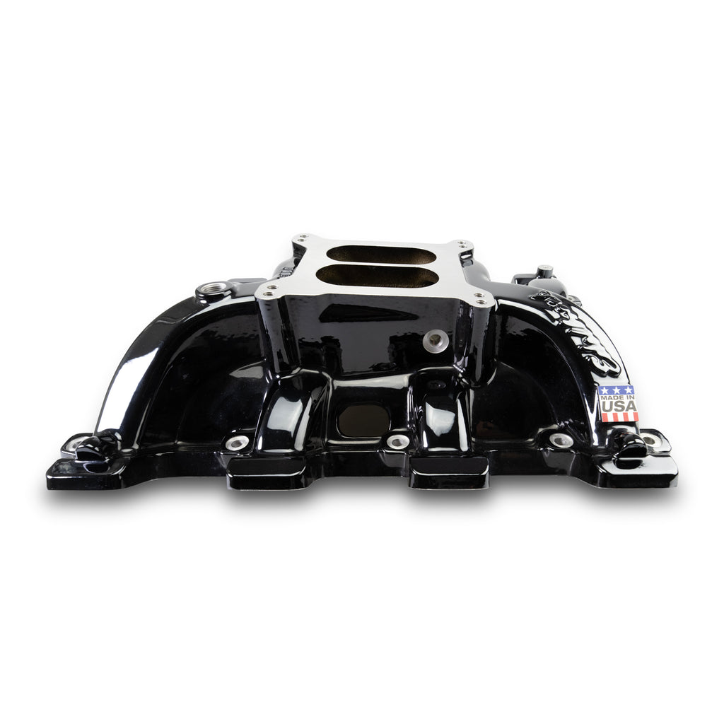 Edelbrock 71187-BP Performer RPM Small Block Chevy LS1 Intake Manifold Only, Black Plasma finish