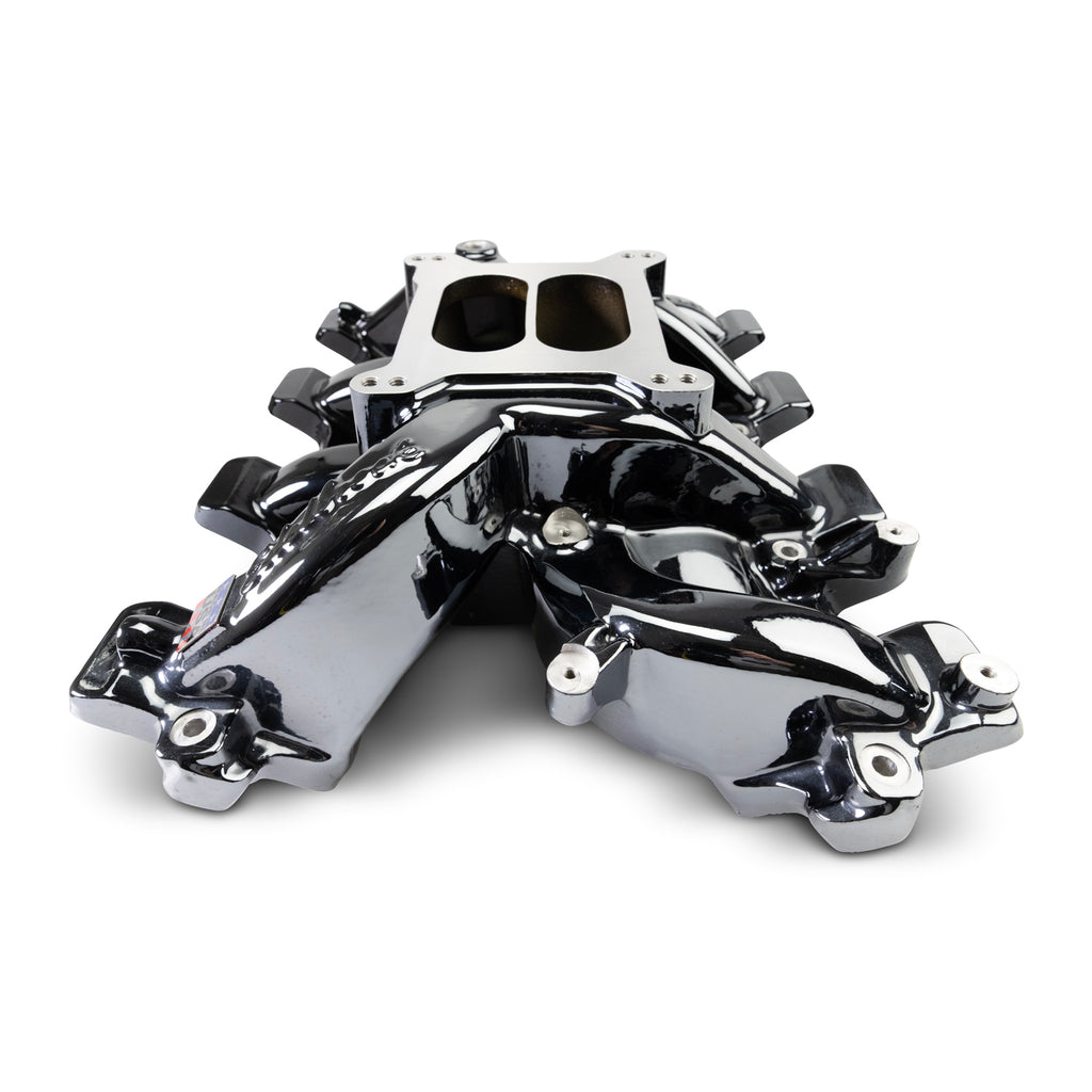 Edelbrock 71187-BP Performer RPM Small Block Chevy LS1 Intake Manifold Only, Black Plasma finish