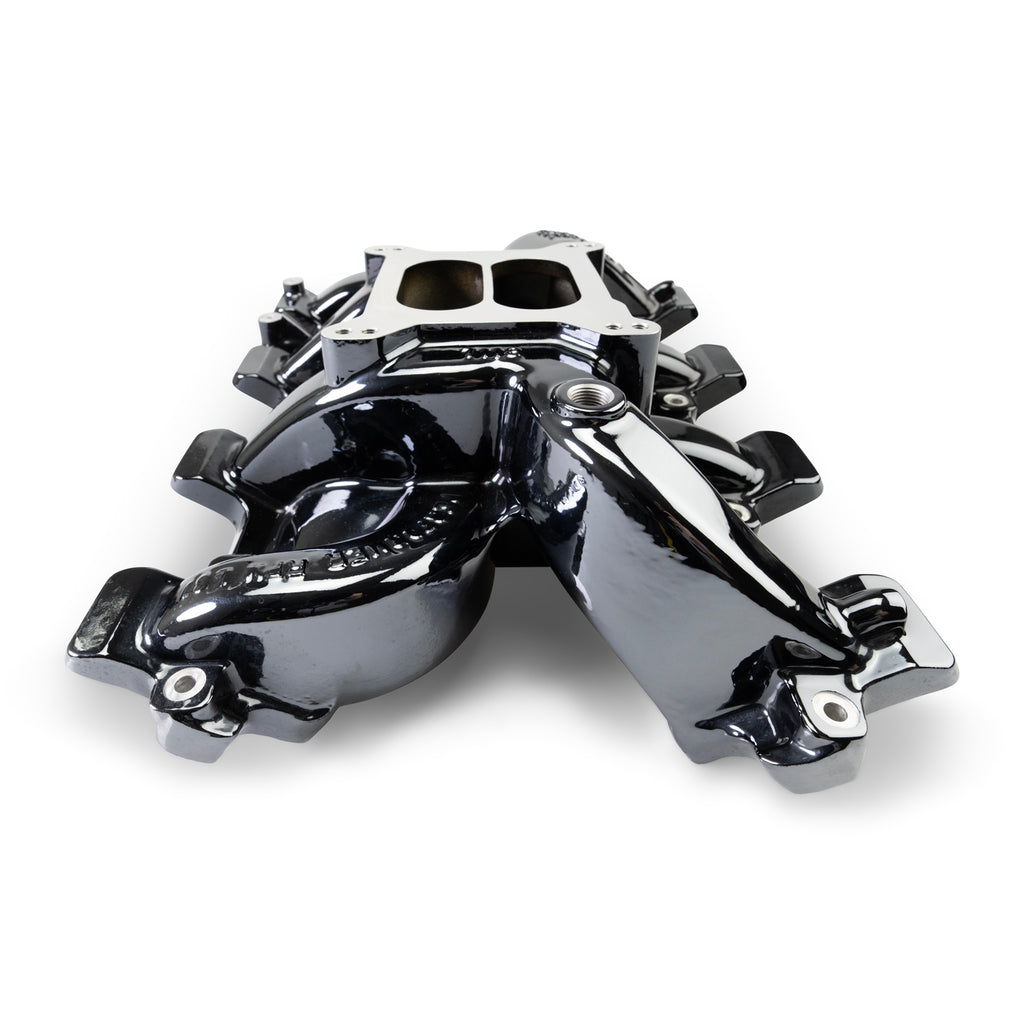 Edelbrock 71187-BP Performer RPM Small Block Chevy LS1 Intake Manifold Only, Black Plasma finish