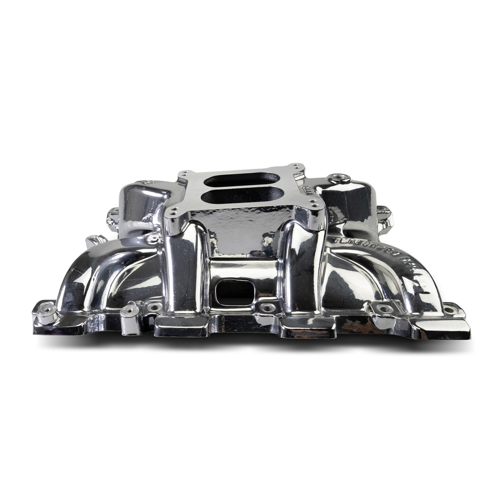Edelbrock 71187-CP Performer RPM Small Block Chevy LS1 Intake Manifold Only, Chrome Plasma finish