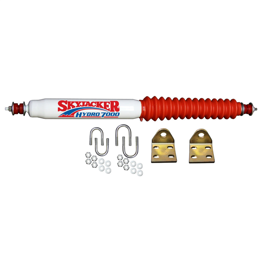 Skyjacker 7119 SNGL STAB KT; WHITE W/RED BO for Select Jeep TJ, Jeep Wrangler
