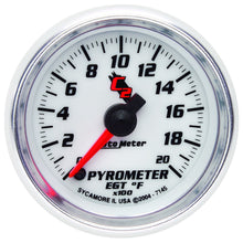 Load image into Gallery viewer, AutoMeter 7145 GAUGE, PYROMETER (EGT), 2 1/16", 2000?F, DIGITAL STEPPER MOTOR, C2