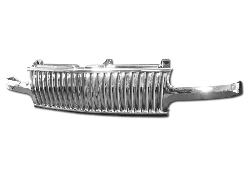 Armordillo 7147270 Vertical Chrome ABS Replacement Grille for Select Chevrolet Silverado