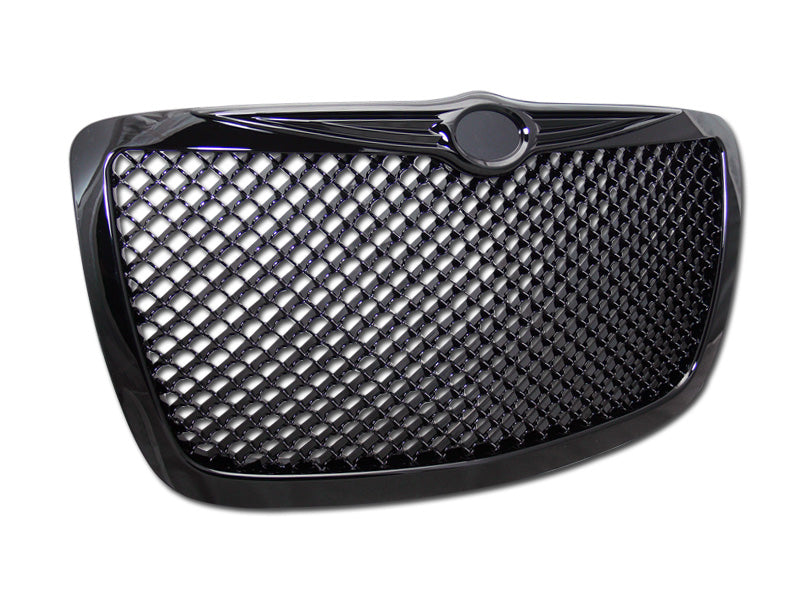 Armordillo 7147485 Mesh Gloss Black ABS Replacement Grille for Select Chrysler 300