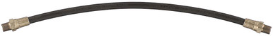 Lincoln Industrial 71512 12 In. Hose Extension For Manually Operated Grease Guns, Black