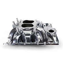 Load image into Gallery viewer, Edelbrock 7156-CP Performer RPM Pontiac 326-455 Intake Manifold, Chrome Plasma Finish