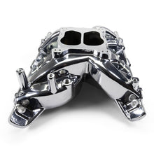 Load image into Gallery viewer, Edelbrock 7156-CP Performer RPM Pontiac 326-455 Intake Manifold, Chrome Plasma Finish