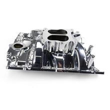 Load image into Gallery viewer, Edelbrock 7156-CP Performer RPM Pontiac 326-455 Intake Manifold, Chrome Plasma Finish
