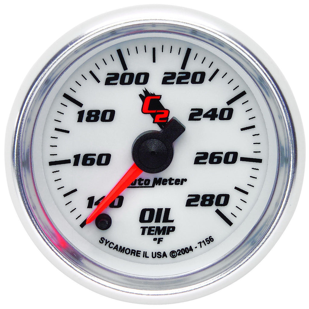 AutoMeter 7156 GAUGE, OIL TEMP, 2 1/16", 140-280?F, DIGITAL STEPPER MOTOR, C2