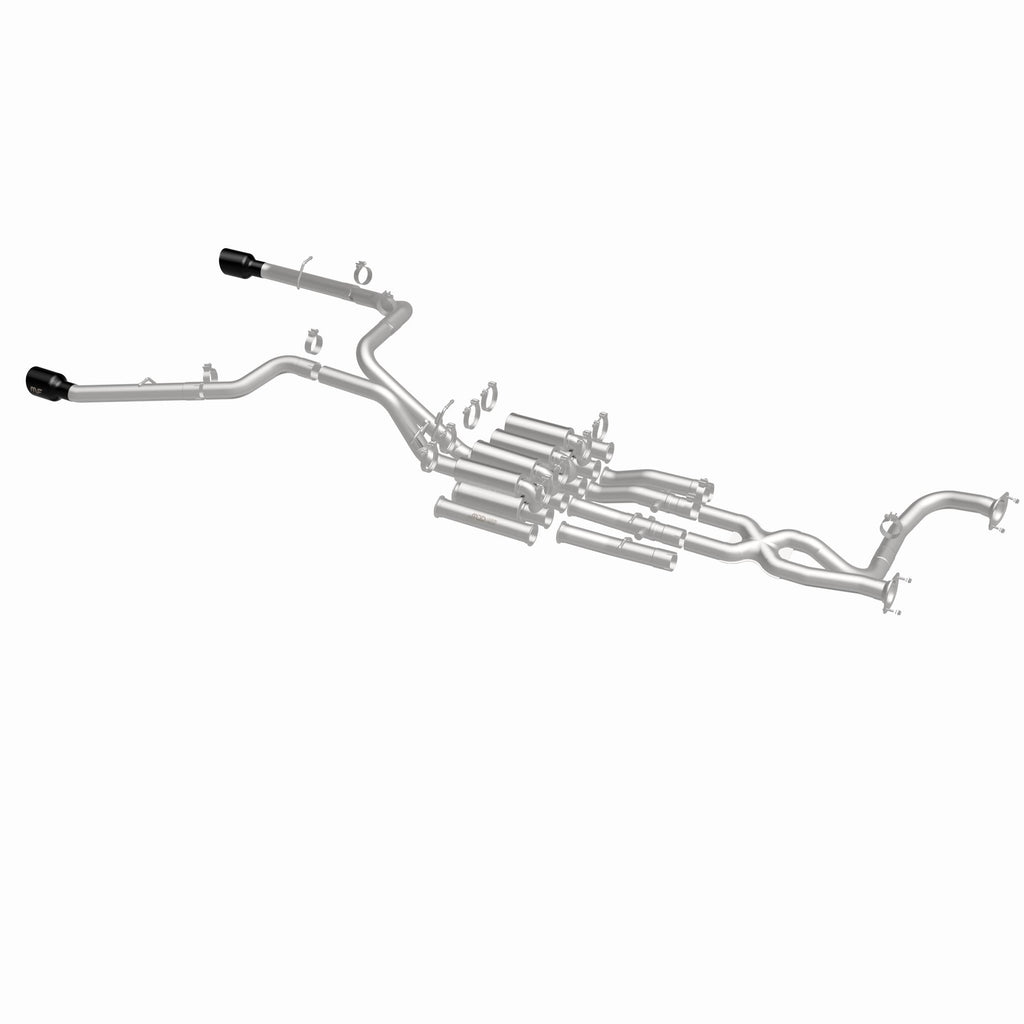 MagnaFlow Exhaust Products 19691 xMOD Series Black Chrome Tips Cat-Back System for Select Ram