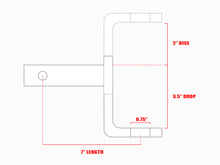 Load image into Gallery viewer, Armordillo 7161450 Drop Down Hitch